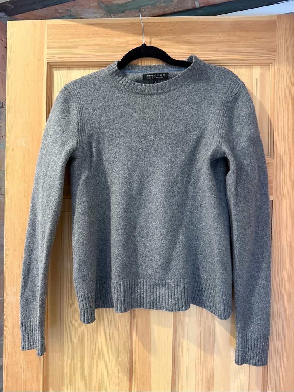Banana Republic Gray Sweater Merino Wool